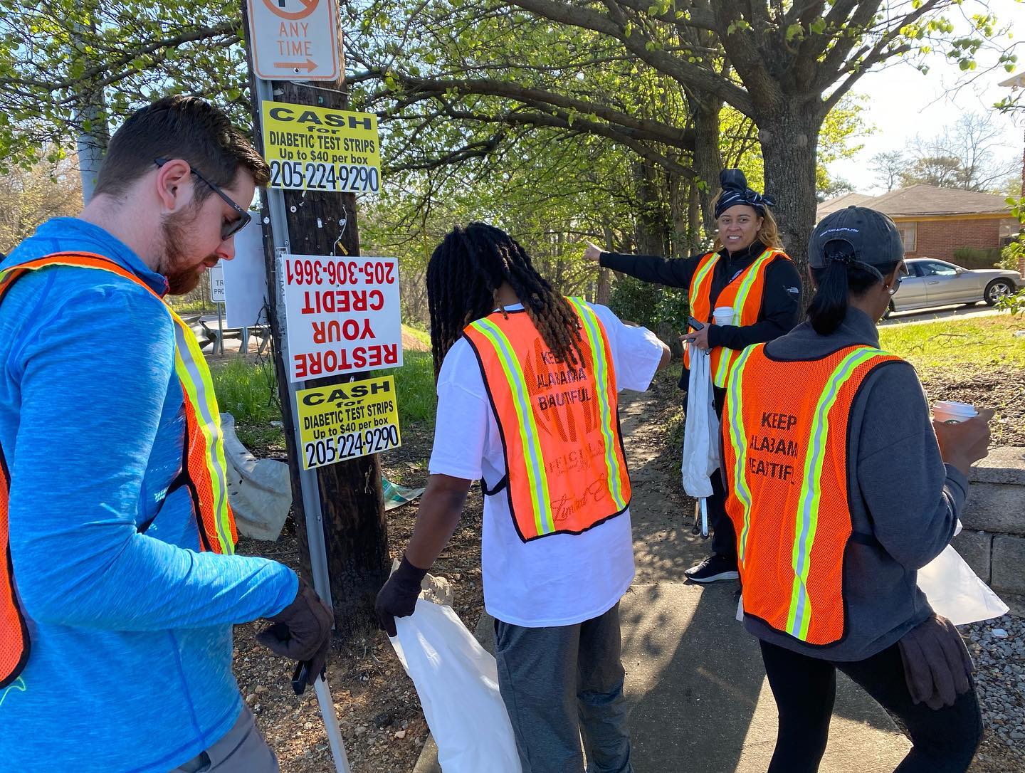 Neighborhood Cleanup with YouthServe in Titusville