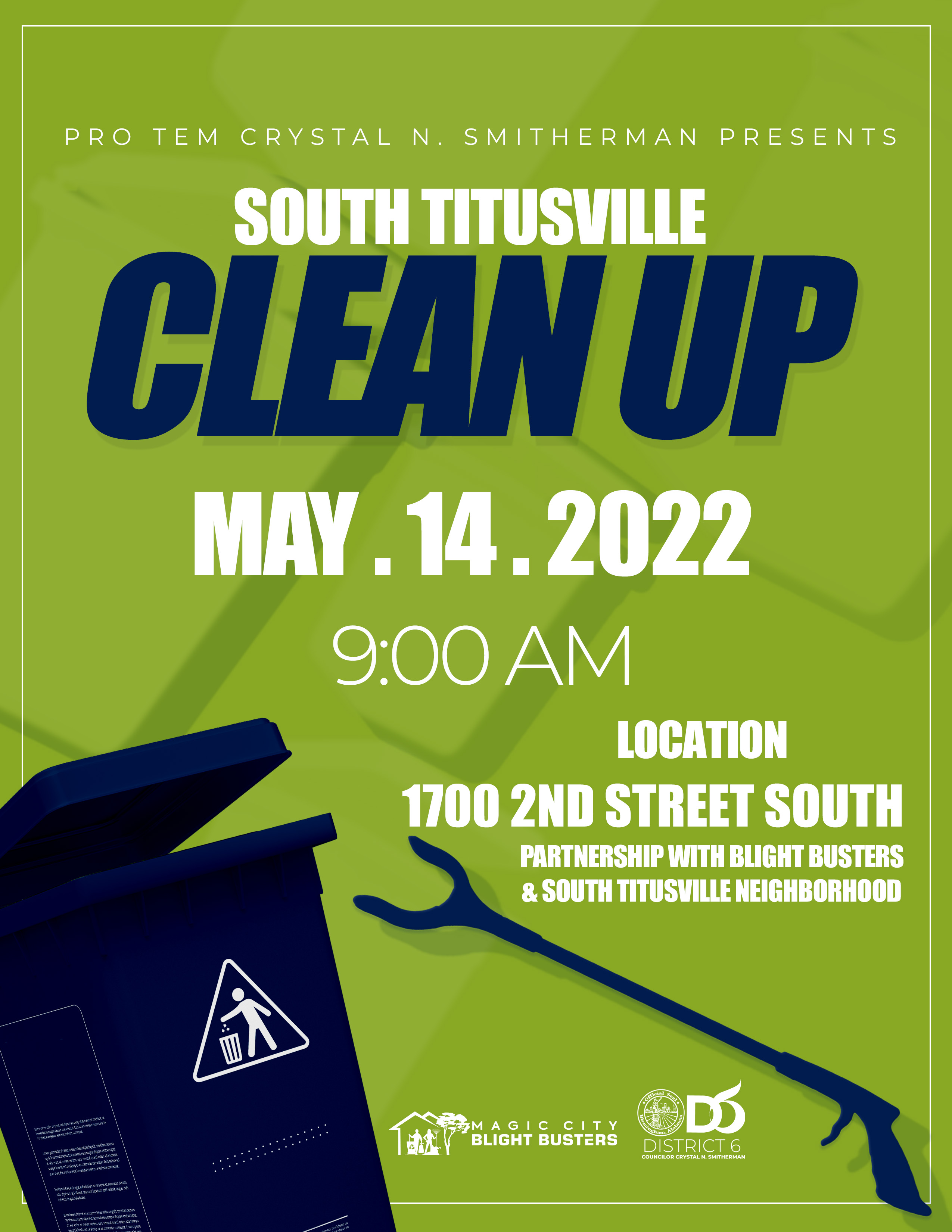 SOUTH TITUSVILLE CLEAN UP with Magic City Blight Busters