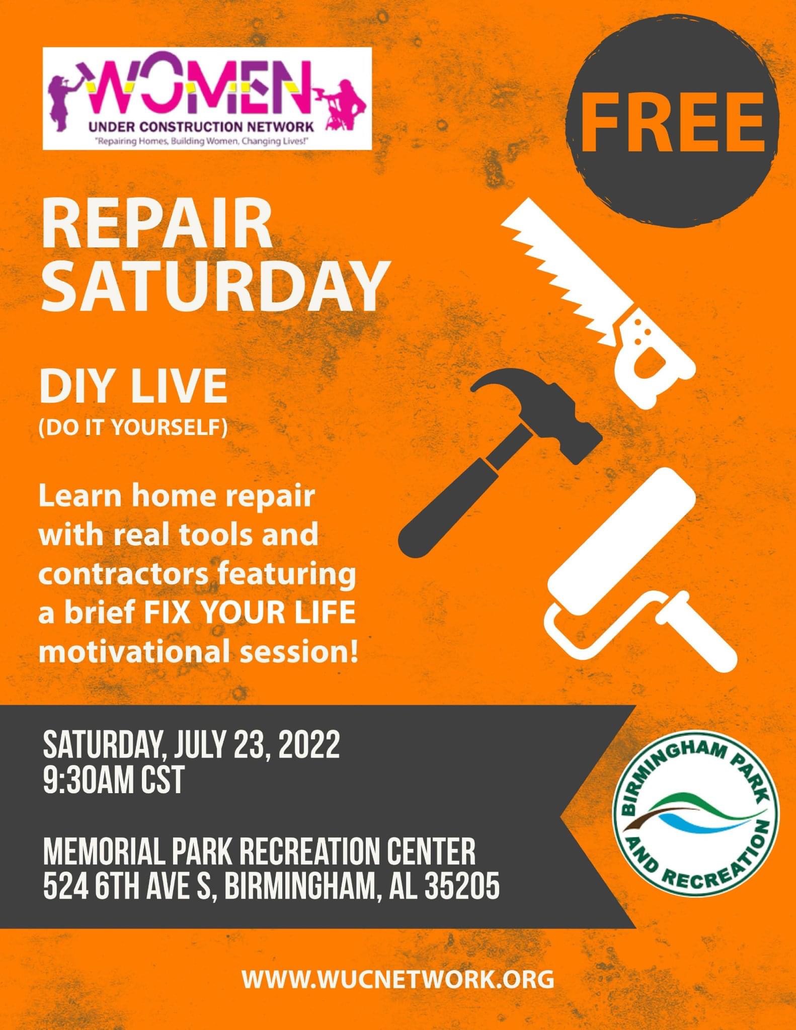 Repair Saturday (Free Workshop)