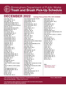 Billerica Trash Pickup Schedule 2022