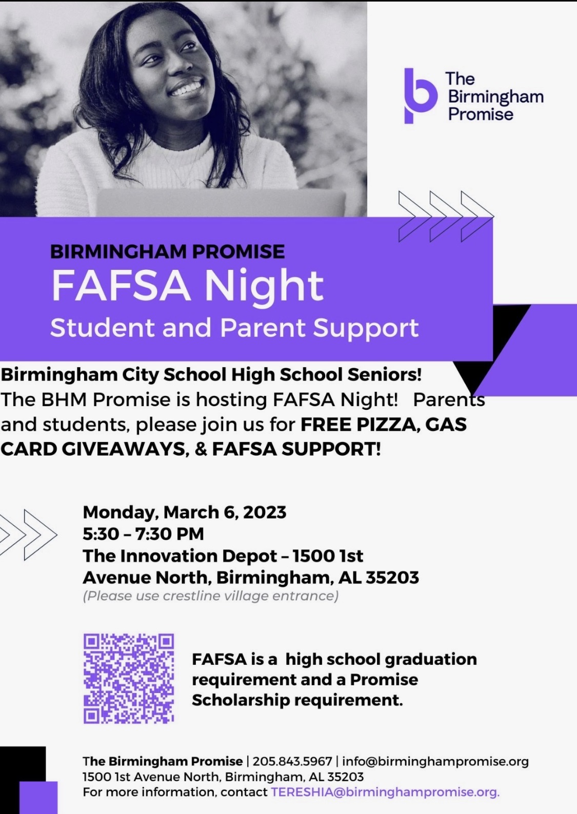 Free Application for Federal Student Aid (FAFSA) Night