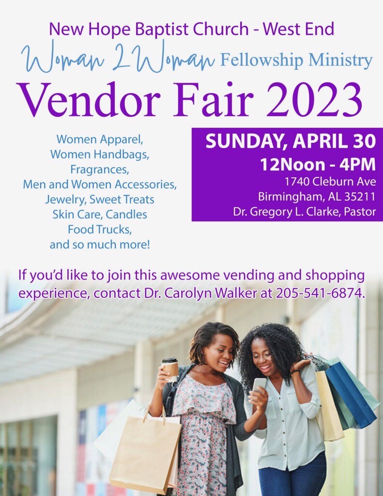 Woman 2 Woman Vendor Fair