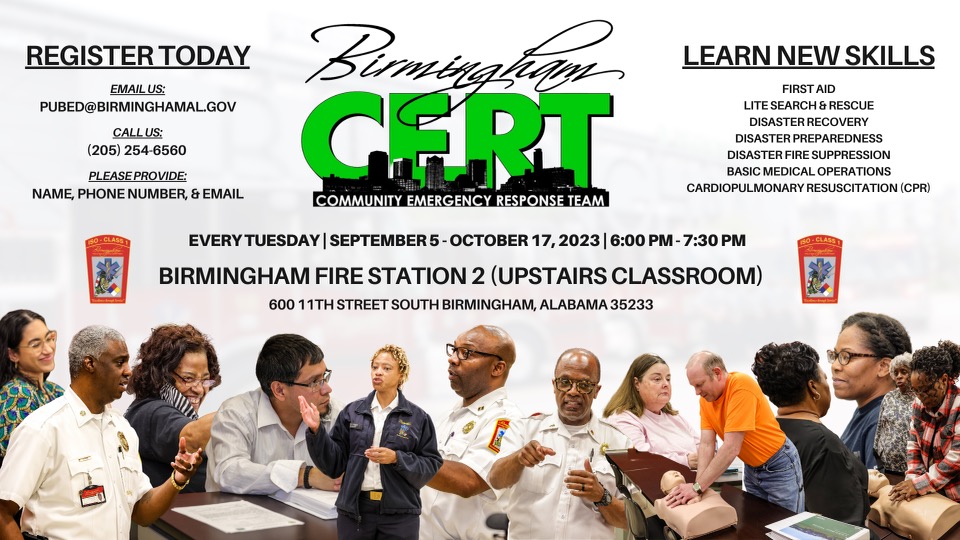 Birmingham CERT (Community Emergency Response Team Training)