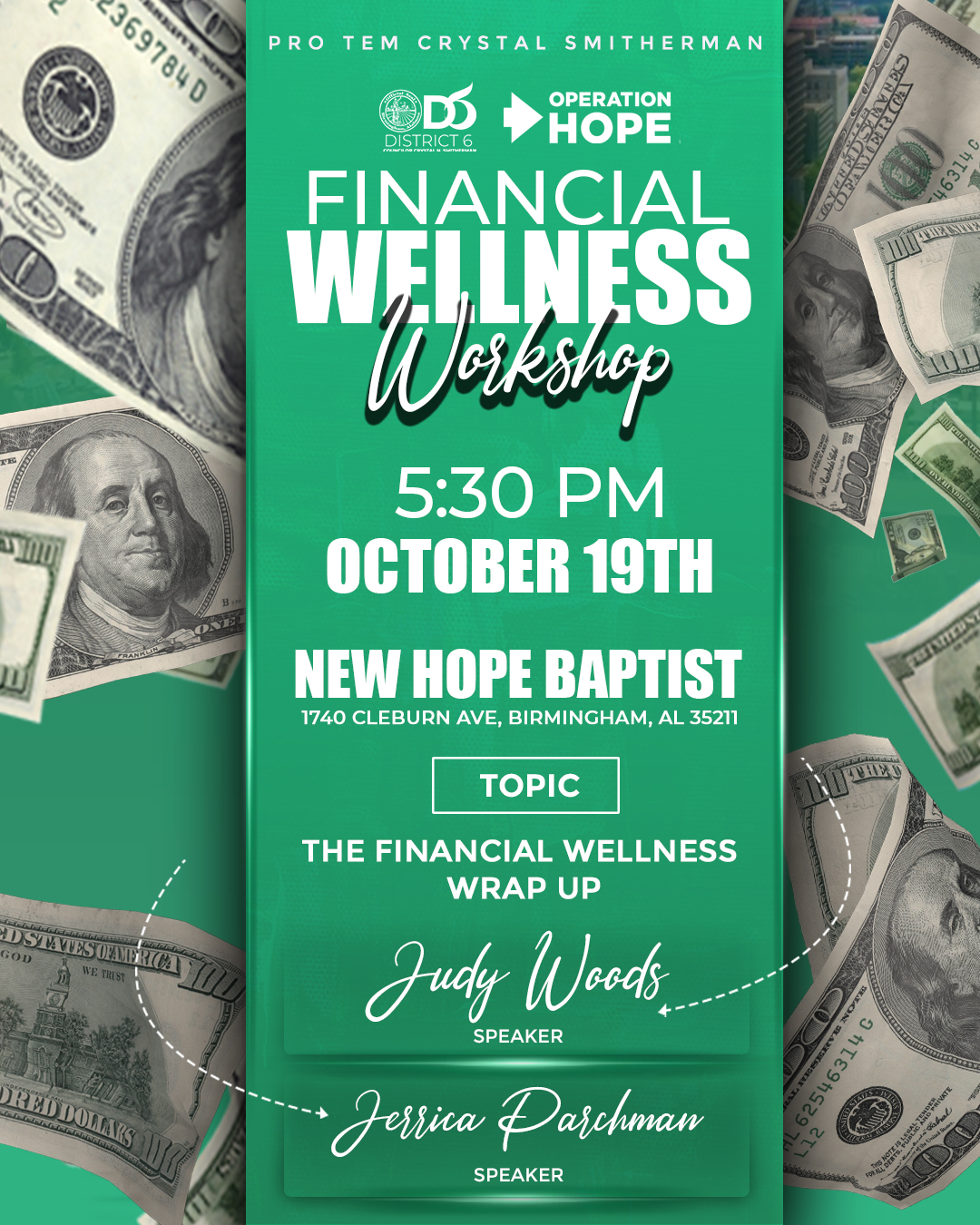 D6 & Operation Hope Financial Wellness Workshop