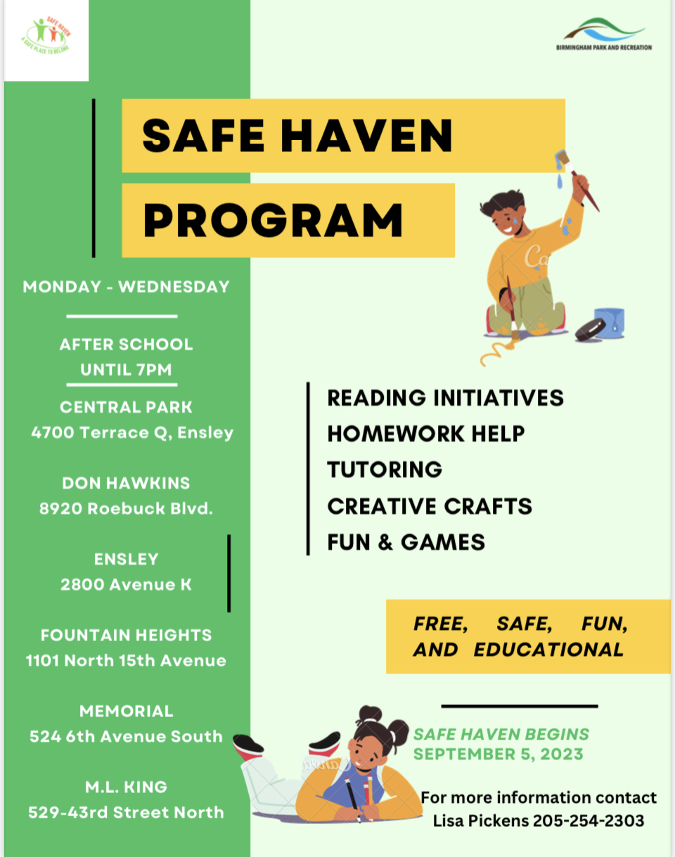 Safe Haven After School Tutoring & Homework Assistance