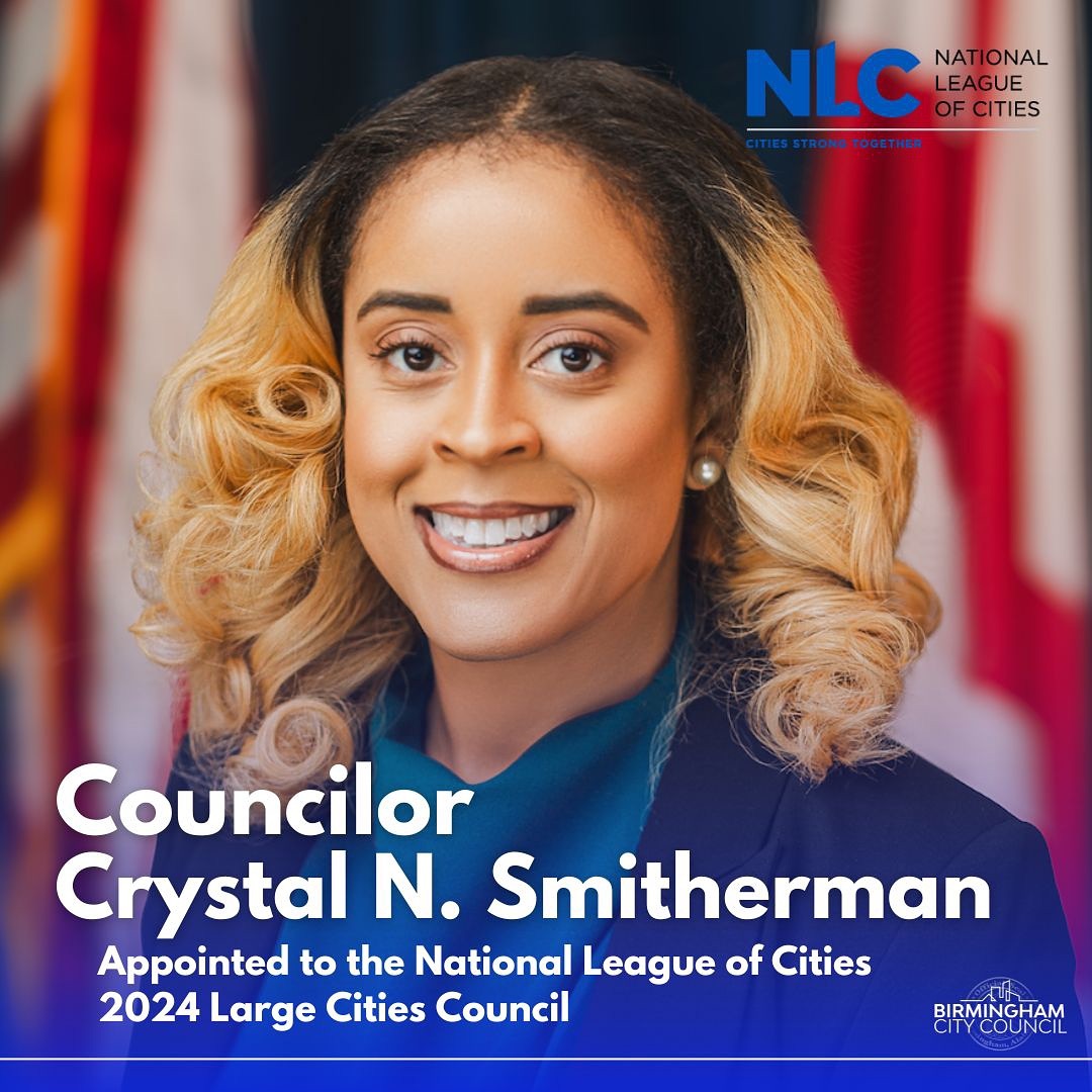 Councilor Smitherman Appointed to 2024 to National League of Cities