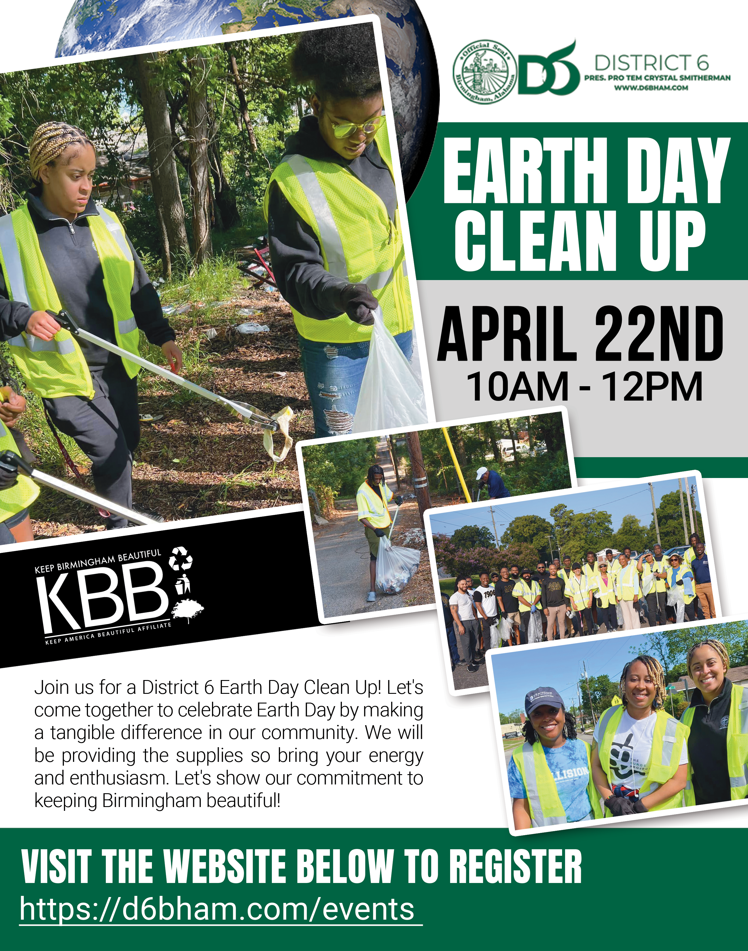 D6 Earth Day Cleanup